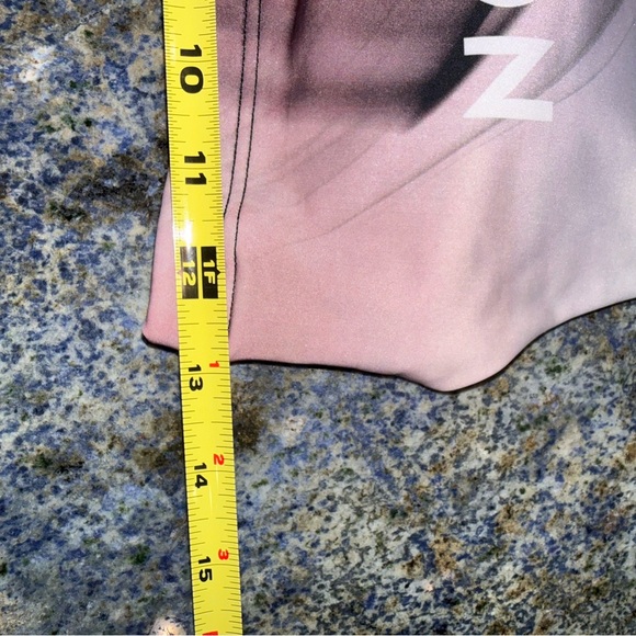 Onzie Flow Peloton Pink and Black Sports Bra M - Picture 4 of 5